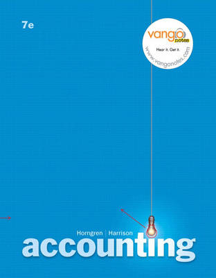 Accounting - Charles T. Horngren, Walter T. Harrison  Jr.