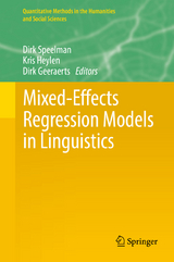 Mixed-Effects Regression Models in Linguistics - 