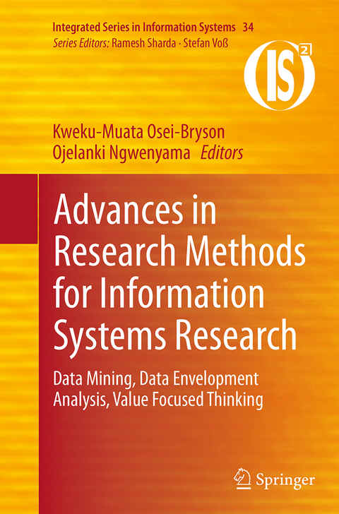 Advances in Research Methods for Information Systems Research - 