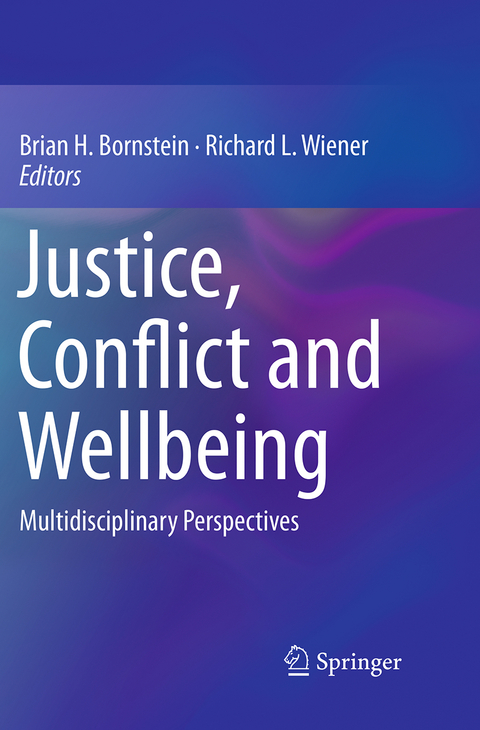 Justice, Conflict and Wellbeing - 