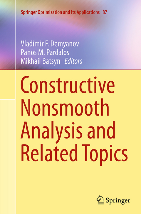 Constructive Nonsmooth Analysis and Related Topics - 