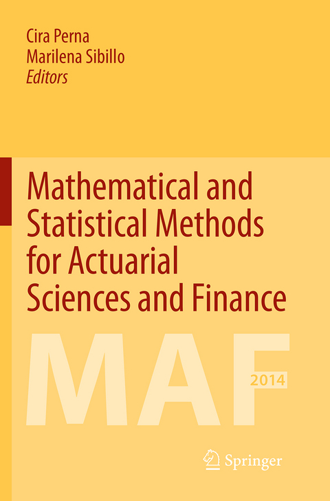 Mathematical and Statistical Methods for Actuarial Sciences and Finance - 