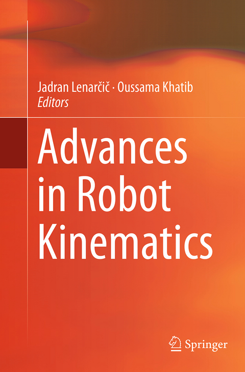 Advances in Robot Kinematics - 