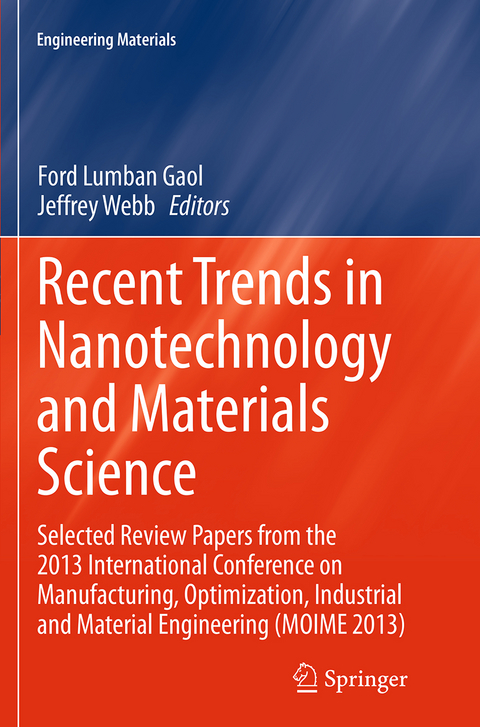 Recent Trends in Nanotechnology and Materials Science - 