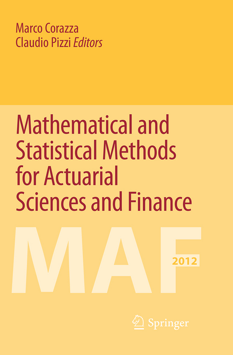 Mathematical and Statistical Methods for Actuarial Sciences and Finance - 