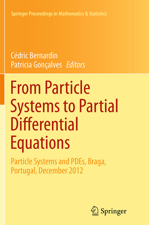 From Particle Systems to Partial Differential Equations - 