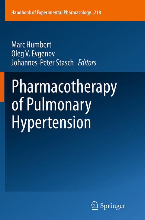 Pharmacotherapy of Pulmonary Hypertension - 