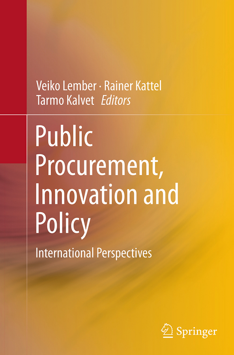 Public Procurement, Innovation and Policy - 