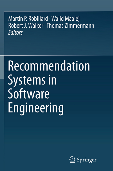 Recommendation Systems in Software Engineering - 