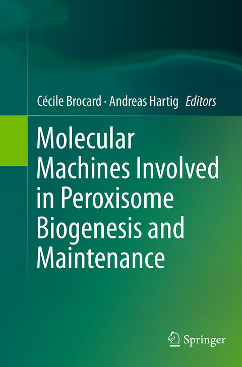 Molecular Machines Involved in Peroxisome Biogenesis and Maintenance - 