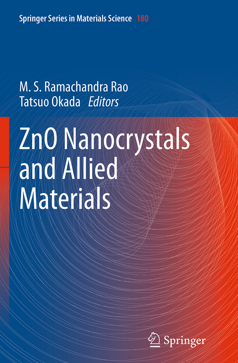 ZnO Nanocrystals and Allied Materials - 