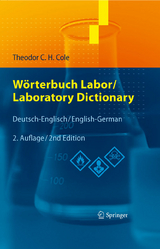 Wörterbuch Labor / Laboratory Dictionary -  Theodor C.H. Cole