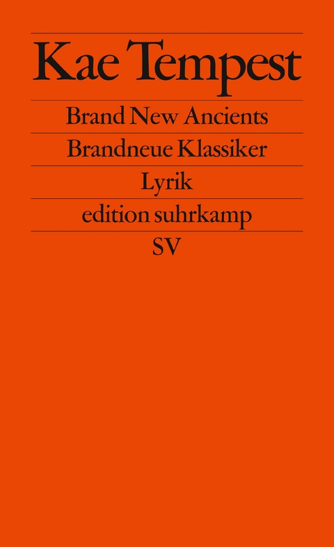 Brand New Ancients / Brandneue Klassiker - Kae Tempest