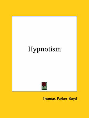 Hypnotism - Thomas Parker Boyd