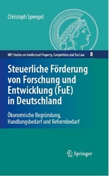 Steuerliche Förderung von Forschung und Entwicklung (FuE) in Deutschland - Christoph Spengel