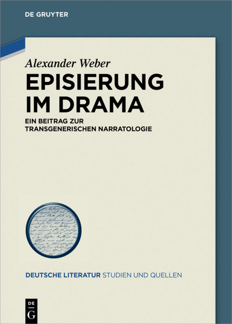 Episierung im Drama - Alexander Weber