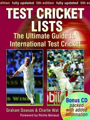 Test Cricket Lists - Charlie Wat, Graham Dawson