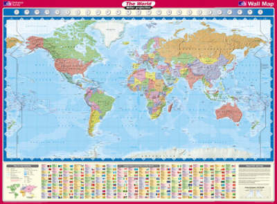 Miller World Wall Map -  Ordnance Survey