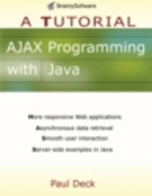 Ajax Programming with Java - P. Deck