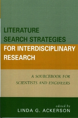 Literature Search Strategies for Interdisciplinary Research - 