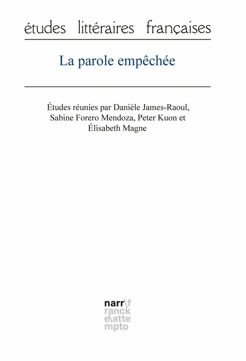 La parole empêchée - 