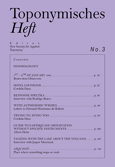 Toponymisches Heft No. 3 - Cordula Daus