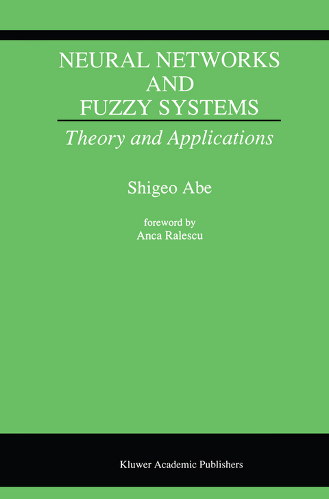 Neural Networks and Fuzzy Systems - Shigeo Abe