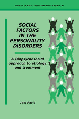 Social Factors in the Personality Disorders - Joel Paris