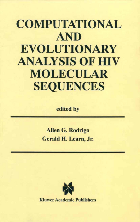Computational and Evolutionary Analysis of HIV Molecular Sequences - 