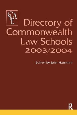 Directory of Commonwealth Law Schools 2003-2004 - John Hatchard