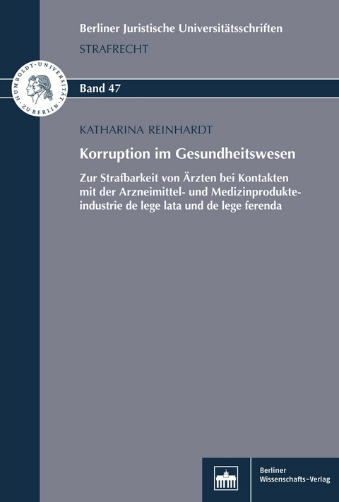 Korruption im Gesundheitswesen - Katharina Reinhardt