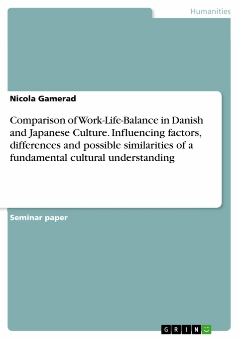 Comparison of Work-Life-Balance in Danish and Japanese Culture. Influencing factors, differences and possible similarities of a fundamental cultural understanding -  Nicola Gamerad