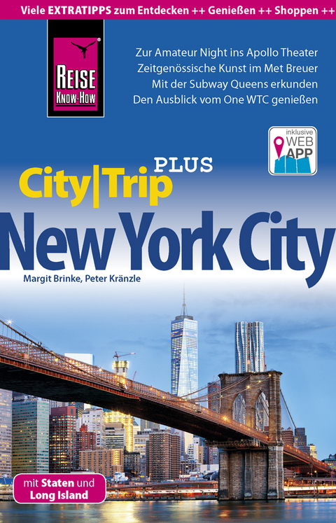 Reise Know-How Reiseführer New York City mit Staten und Long Island (CityTrip PLUS) - Peter Kränzle, Margit Brinke