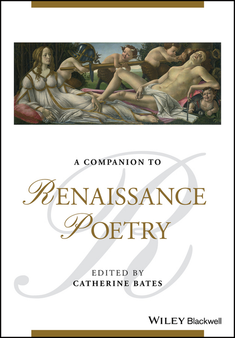 A Companion to Renaissance Poetry - 