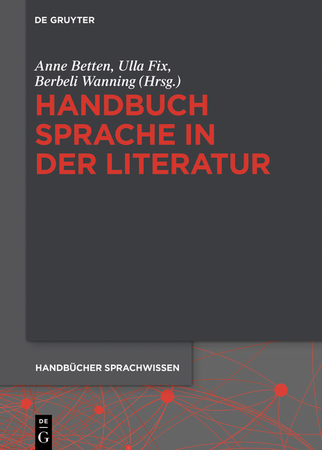 Handbuch Sprache in der Literatur - 