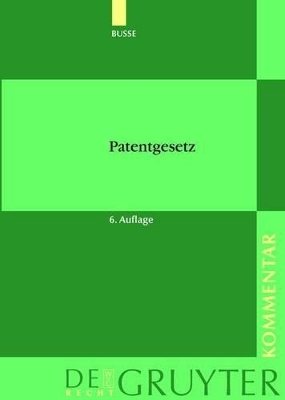 Patentgesetz - 