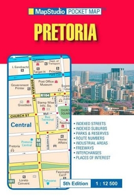 Pocket Map Pretoria -  Map Studio