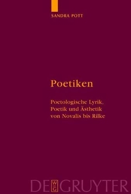 Poetiken - Sandra Pott