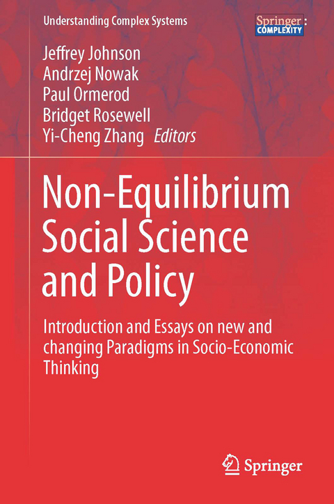 Non-Equilibrium Social Science and Policy - 