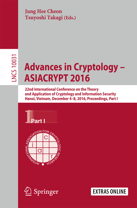 Advances in Cryptology – ASIACRYPT 2016 - 