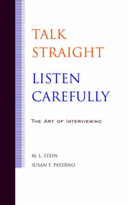 Talk Straight, Listen Carefully - M. L. Stein, Susan F. Paterno