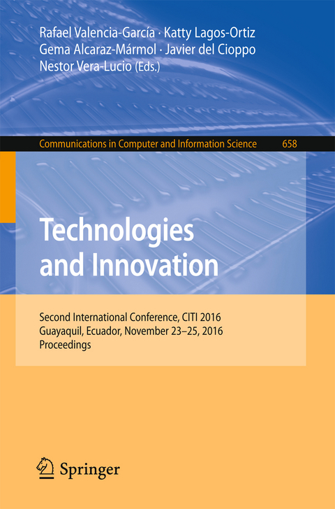 Technologies and Innovation - 