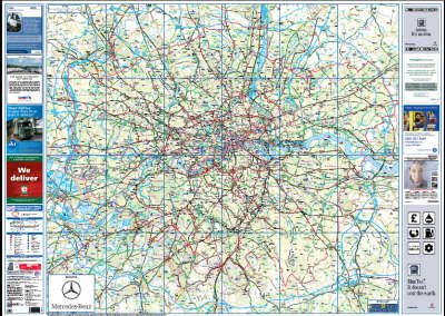 The London Lorry Control Wall Map - 