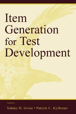 Item Generation for Test Development - 