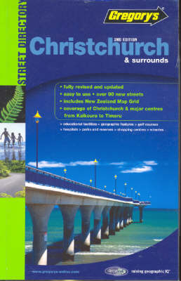 Gregory's Christchurch & Surrounds Street Directory - 