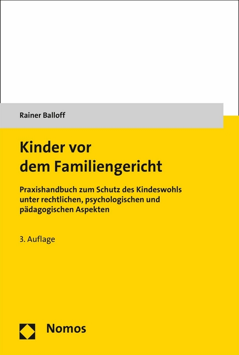 Kinder vor dem Familiengericht -  Rainer Balloff