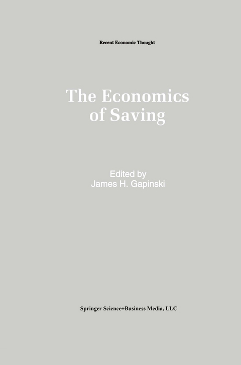 The Economics of Saving - 