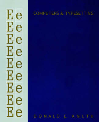 Computer Typesetting  Vol E  Lpi - Donald E. Knuth