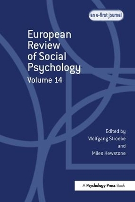 European Review of Social Psychology: Volume 14 - 