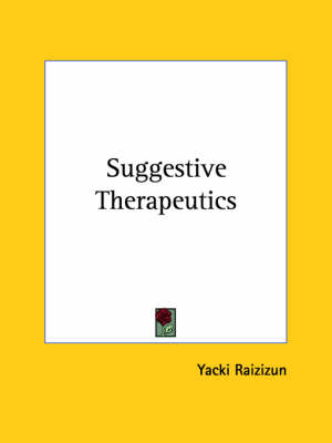 Suggestive Therapeutics - Yacki Raizizun